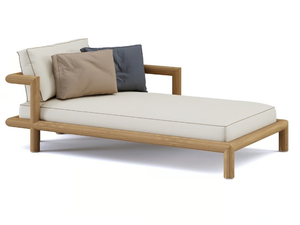 IMANE - Iroko sun lounger - Outdoor by Paolo Castelli