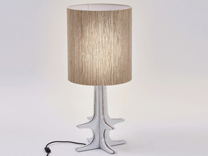 KAALA - Ceramic and hemp table lamp - Table lamp by Paolo Castelli