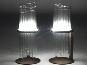 MY LAMP - Borosilicate glass and metal table lamp - Table lamp by Paolo Castelli