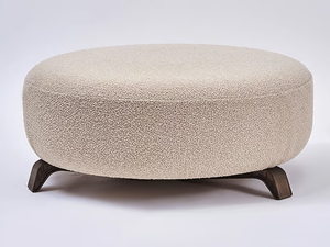VAO - Round wool pouf - Pouf by Paolo Castelli