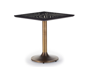 ACEBO - Square wooden and metal table - Table by Papell Design