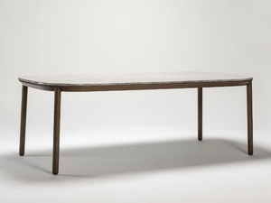 ANKARA - Rectangular ash dining table with marble top - Table by Papell Design