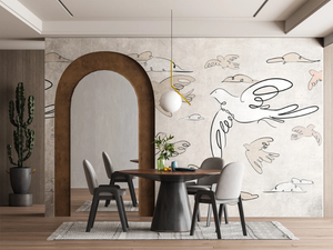 COLOMBES - Panoramic wallpaper - Wallpaper by PaperMint