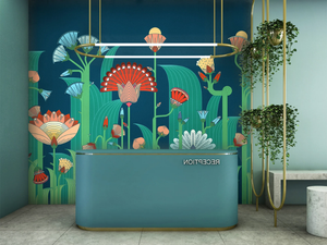 JARDIN EXOTIQUE - Panoramic wallpaper - Wallpaper by PaperMint