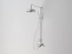 BEATRICE - Wall-mounted thermostatic shower panel with overhead shower - Shower panel by Park Avenue