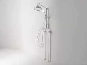 BIANCA - Floor standing shower panel with diverter with overhead shower - Shower panel by Park Avenue
