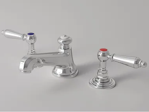CARUSO - 3 hole countertop washbasin tap with automatic pop-up waste - Tap by Park Avenue