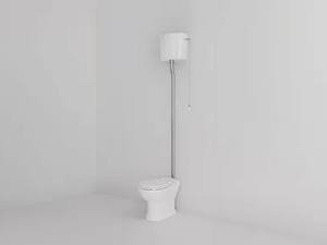 CROWN - Floor mounted ceramic toilet with external cistern - Toilet seat by Park Avenue