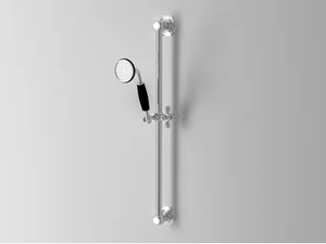 DARK BLACK - Shower wallbar with hand shower with hose - Shower by Park Avenue