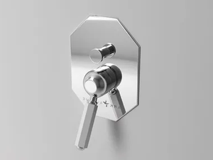 DARK WHITE - 2 hole Recessed shower mixer with diverter - Shower by Park Avenue