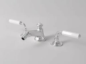 DARK WHITE - 3 hole bidet tap with swivel spout - Tap by Park Avenue