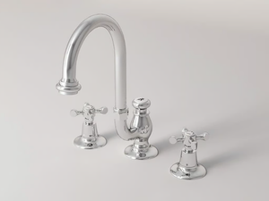 HOPKINS - 3 hole High washbasin tap with automatic pop-up waste - Tap by Park Avenue