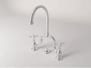 JAMES - 3 hole bridge mixer with automatic pop-up waste - Tap by Park Avenue