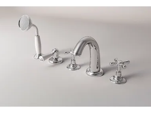 JAMES - Deck mounted 5 hole bathtub tap with hand shower - Tap by Park Avenue