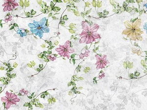 ROOM FLOWER - Vinyl wallpaper with floral pattern - Wallpaper by Park Avenue