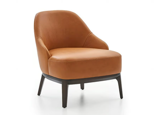 ATLAS - Upholstered armchair with armrests - Armchair by PARLA