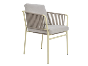 CAPRI - Garden chair with armrests with integrated cushion - Accessories by PARLA