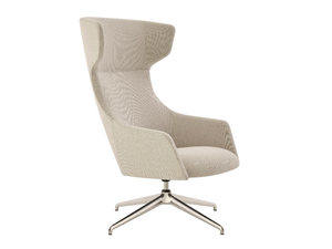 EVE S - Wing fabric armchair with armrests - Armchair by PARLA