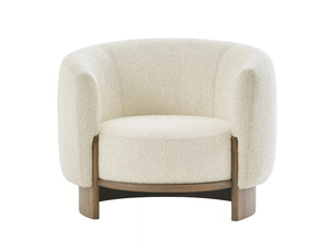 HUG - Fabric armchair with armrests - Armchair by PARLA