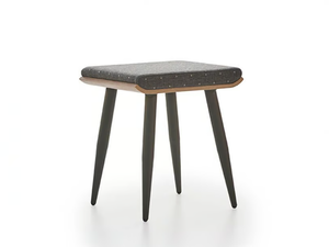 LUCE - Low stool with integrated cushion - Accessories by PARLA