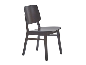 MATE XL V - Wood veneer chair open back - Chair by PARLA