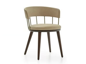 MERU L - Fabric chair with integrated cushion - Chair by PARLA