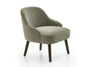 MILLA - Upholstered fabric easy chair - Armchair by PARLA