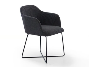 MOD W - Upholstered fabric chair - Chair by PARLA