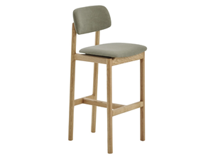 NIGIRI - Upholstered wooden barstool - Stool by PARLA