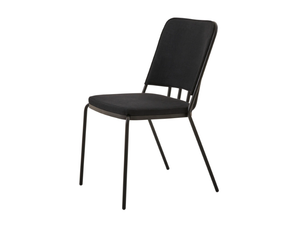 PALM X - Upholstered painted metal chair - Chair by PARLA