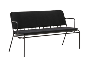 PALM XA - Painted metal bench with back - Bench by PARLA
