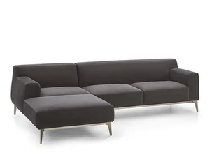 PETRA L - Fabric sofa with chaise longue - Sofa by PARLA