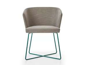 STELLA W - Fabric chair with armrests - Chair by PARLA