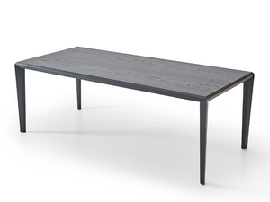 TRIA - Rectangular wood veneer table - Table by PARLA