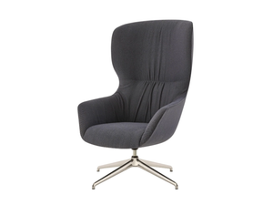 XAYLON S - Swivel fabric armchair with 4-spoke base - Armchair by PARLA