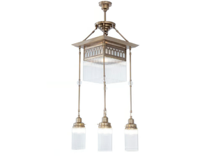 BERLIN III - Brass ceiling lamp - Ceiling lamp by Patinas Lighting