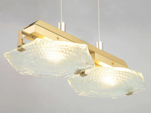HEXXA PENDANT 02 LIN - LED glass pendant lamp - Ceiling lamp by Patinas Lighting