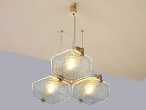 HEXXA PENDANT 03 OL - LED glass pendant lamp - Ceiling lamp by Patinas Lighting
