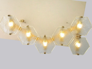 HEXXA PENDANT 06 - LED glass pendant lamp - Ceiling lamp by Patinas Lighting