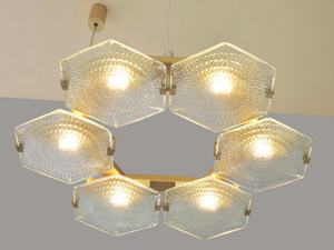 HEXXA PENDANT 06 OL - LED glass pendant lamp - Ceiling lamp by Patinas Lighting