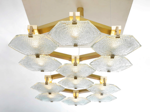 HEXXA PENDANT 12 OL - LED glass pendant lamp - Ceiling lamp by Patinas Lighting