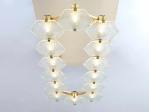 HEXXA PENDANT 14 OL - LED glass pendant lamp - Ceiling lamp by Patinas Lighting