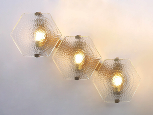 HEXXA WALL LIGHT 03 - LED glass wall lamp - Wall lamp by Patinas Lighting