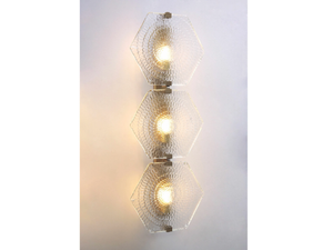 HEXXA WALL LIGHT 03 LIN - LED glass pendant lamp - Ceiling lamp by Patinas Lighting