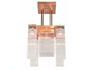 HOFFMANN I - Handmade brass chandelier - Ceiling lamp by Patinas Lighting