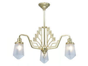 LINZ I - Handmade brass chandelier - Ceiling lamp by Patinas Lighting