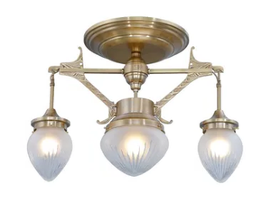 LISBON 2 - Handmade brass ceiling lamp - Ceiling lamp by Patinas Lighting