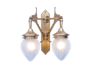 LISBON II - Handmade brass wall lamp - Wall lamp by Patinas Lighting