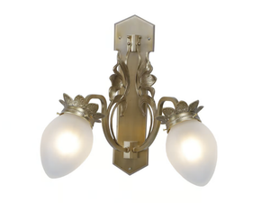 LYON IV - Brass wall lamp - Wall lamp by Patinas Lighting