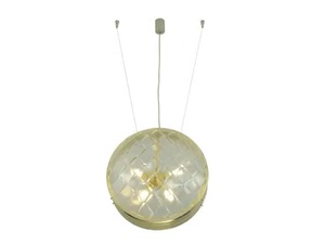 MACARON PENDANT VERTICAL 40 - LED brass pendant lamp - Ceiling lamp by Patinas Lighting